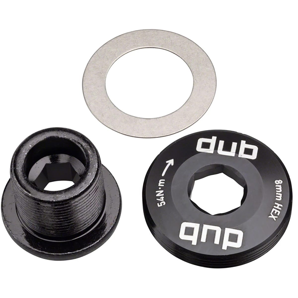 Selbstextrahierende Klemmschraube für SRAM M18/30 DUB Stahl Schwarz Tretlager #11.6118.066.000