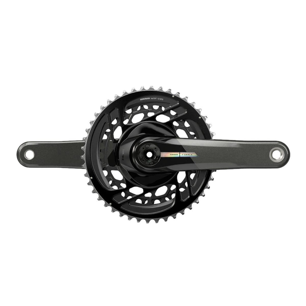 Kurbelgarnitur 12V SRAM FORCE D2 Double DUB Direct Mount Schwarz