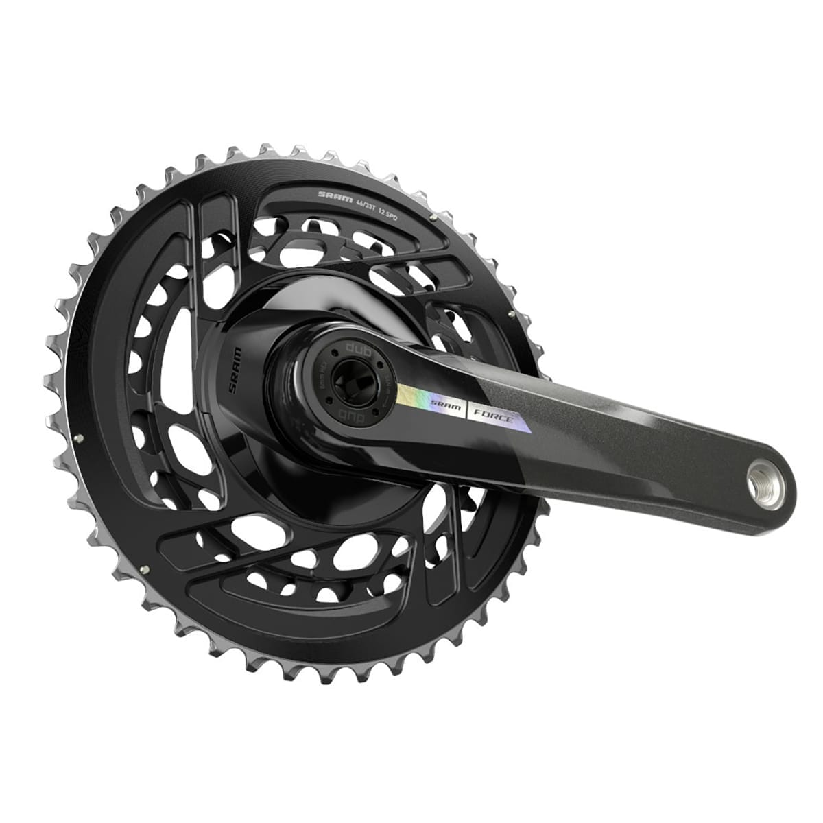 Kurbelgarnitur 12V SRAM FORCE D2 Double DUB Direct Mount Schwarz