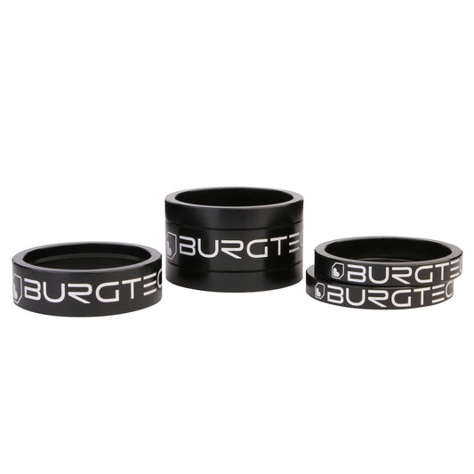 Steuersatz-Spacer-Kit BURGTEC 1"1/8 Schwarz