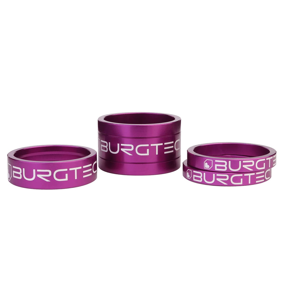 BURGTEC 1"1/8 Lenkungsabstandshalter-Kit Violett