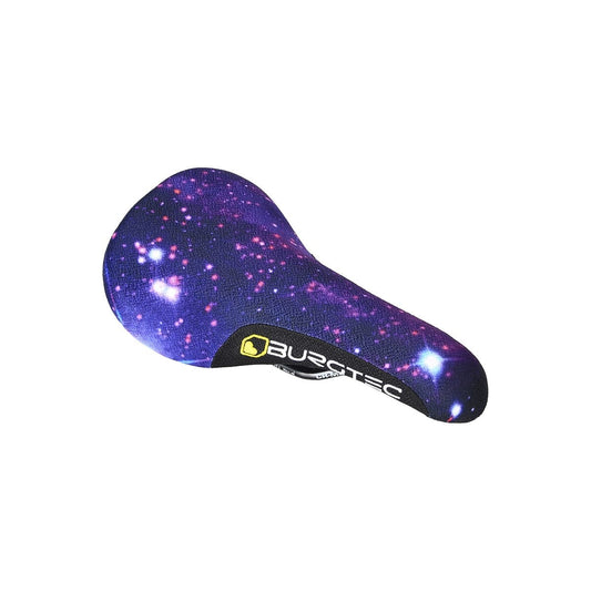 Sattel BURGTEC THE CLOUD Schienen Chromoly Schwarz / Violett
