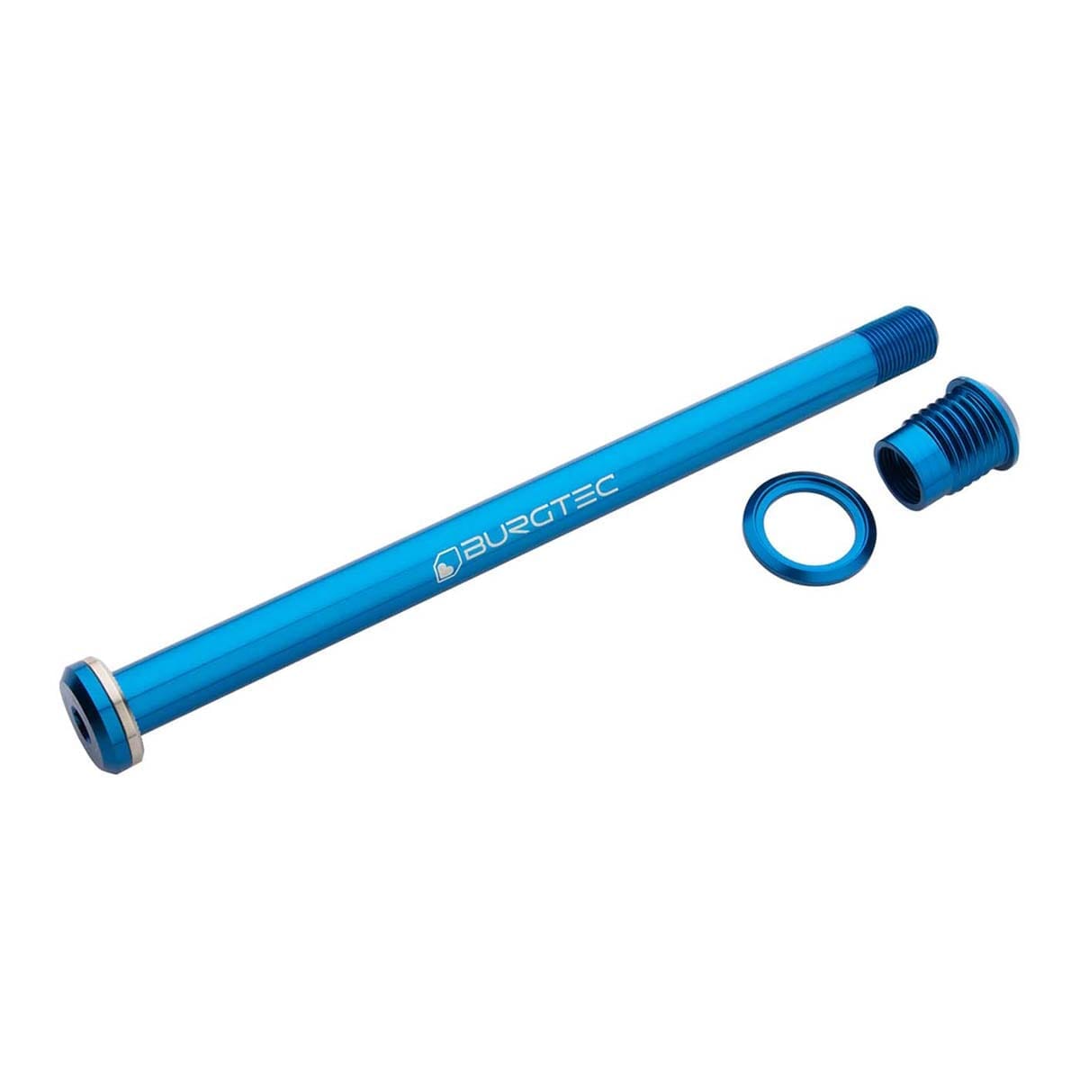 Hinterradachse BURGTEC 173,7 mm für Santa Cruz Rahmen Blau