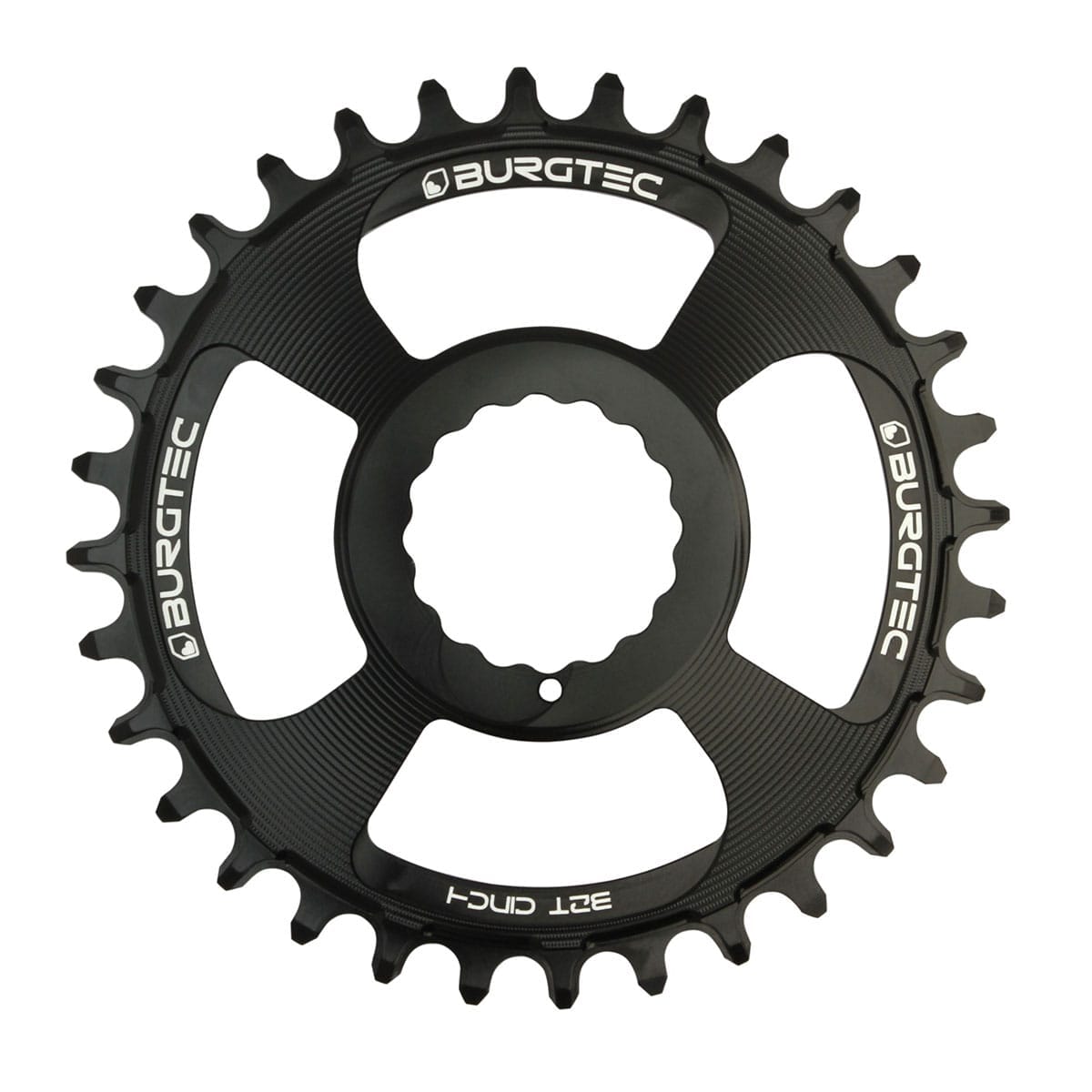 Einfaches Kettenblatt BURGTEC THICK THIN RaceFace 10/11/12-fach Cinch Direct Mount Narrow Wide Schwarz