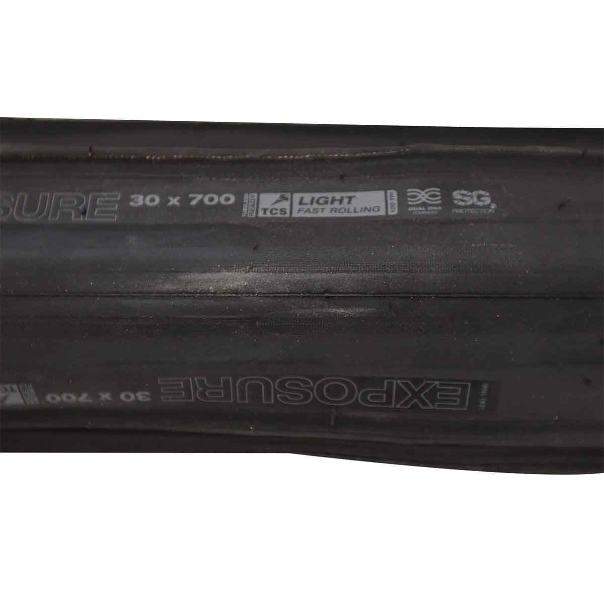 Reifen WTB EXPOSURE TCS LIGHT FAST ROLLING DUAL DNA SG2 700x30c Tubeless Ready Schwarz