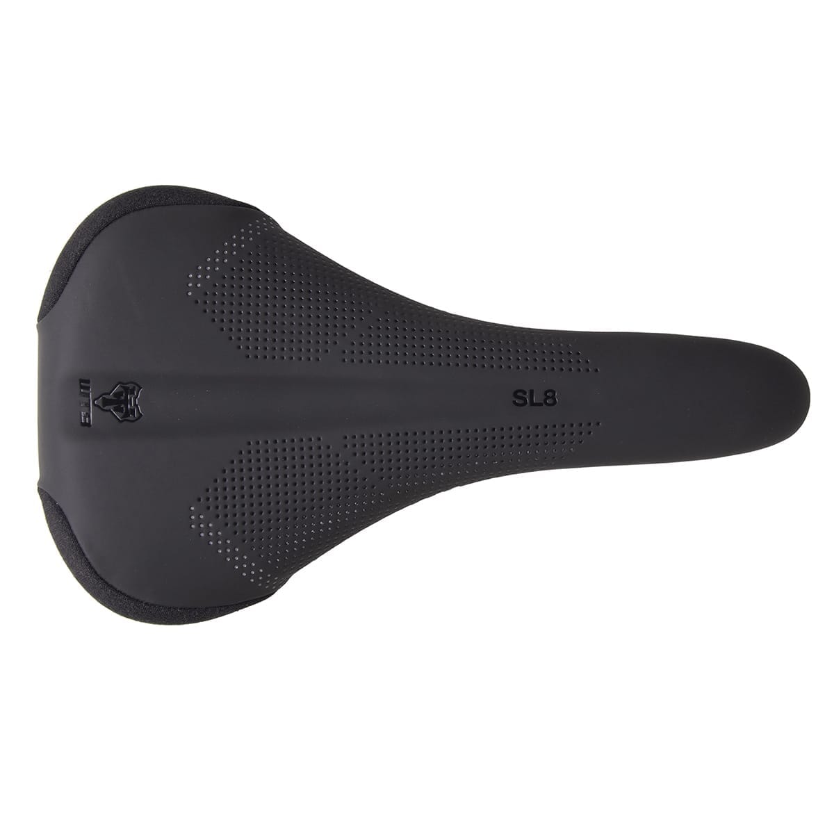 Sattel WTB SL8 127 mm Titanschienen Schwarz