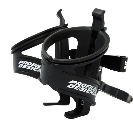 Doppelter Flaschenhalter für Sattel PROFILE DESIGN AQUA RACK II Schwarz