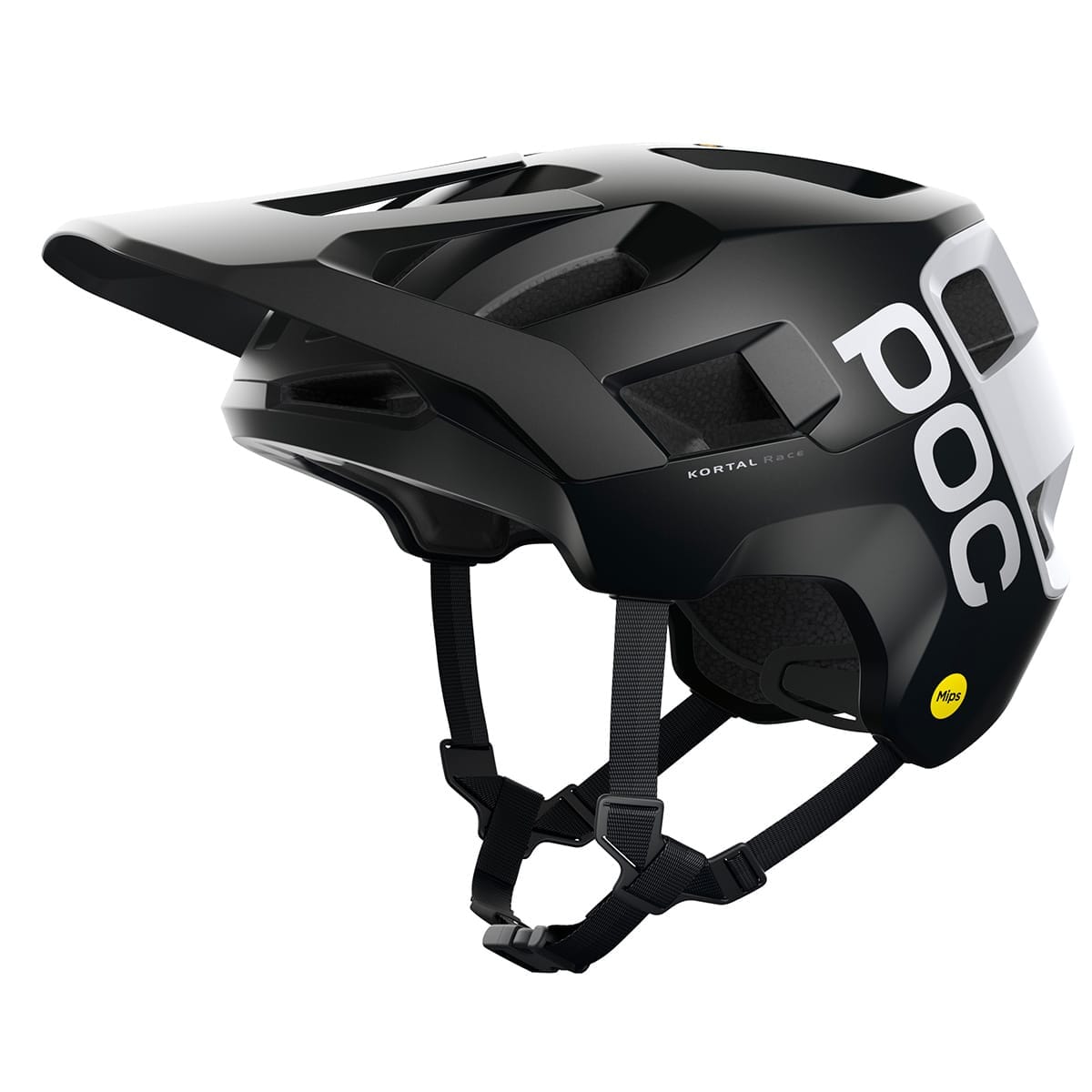 MTB-Helm POC KORTAL RACE MIPS Schwarz/Weiß