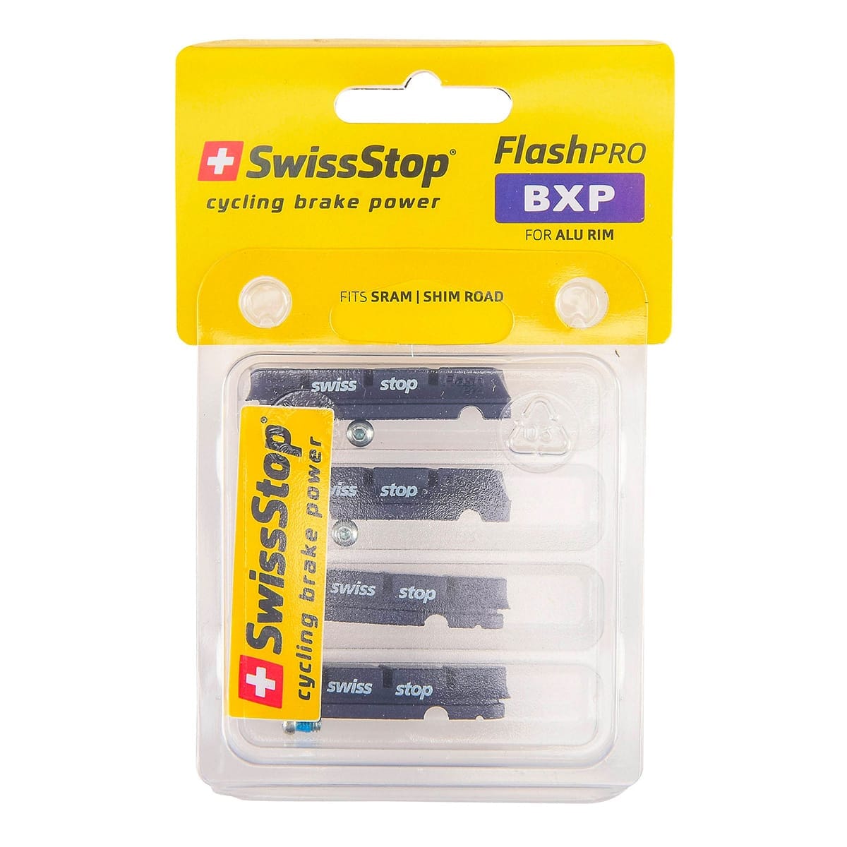 Kit 4 Bremsbeläge SWISS STOP FLASH Blau Aluminium