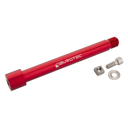 BURGTEC Vorderradachse für FOX Gabel 15x110 mm Boost KaboltX 2021 Rot