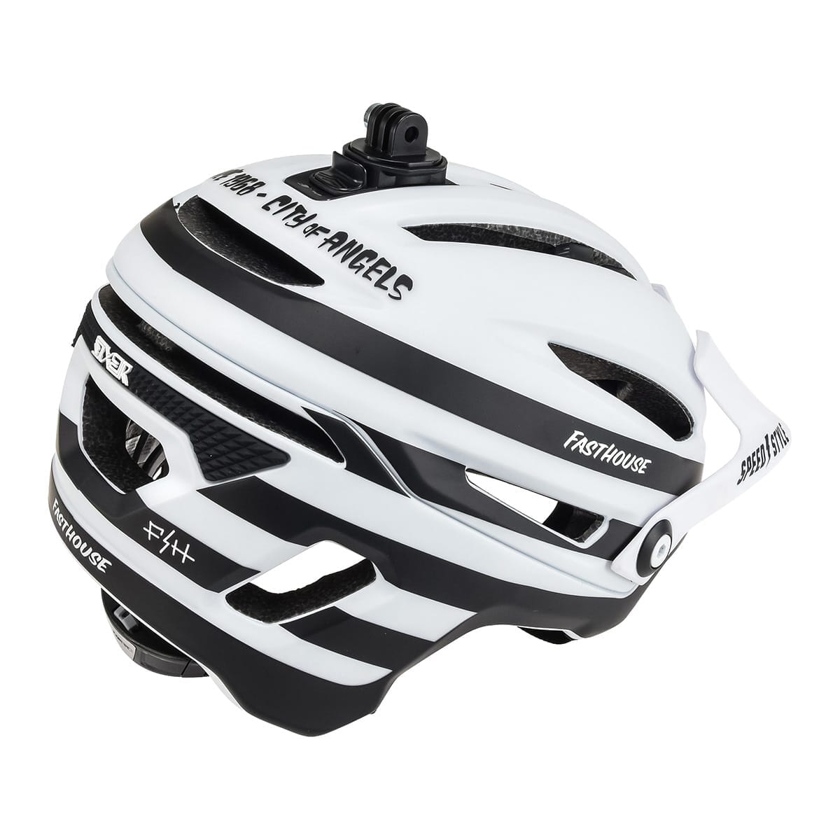 MTB-Helm BELL SIXER MIPS FASTHOUSE Weiß/Schwarz