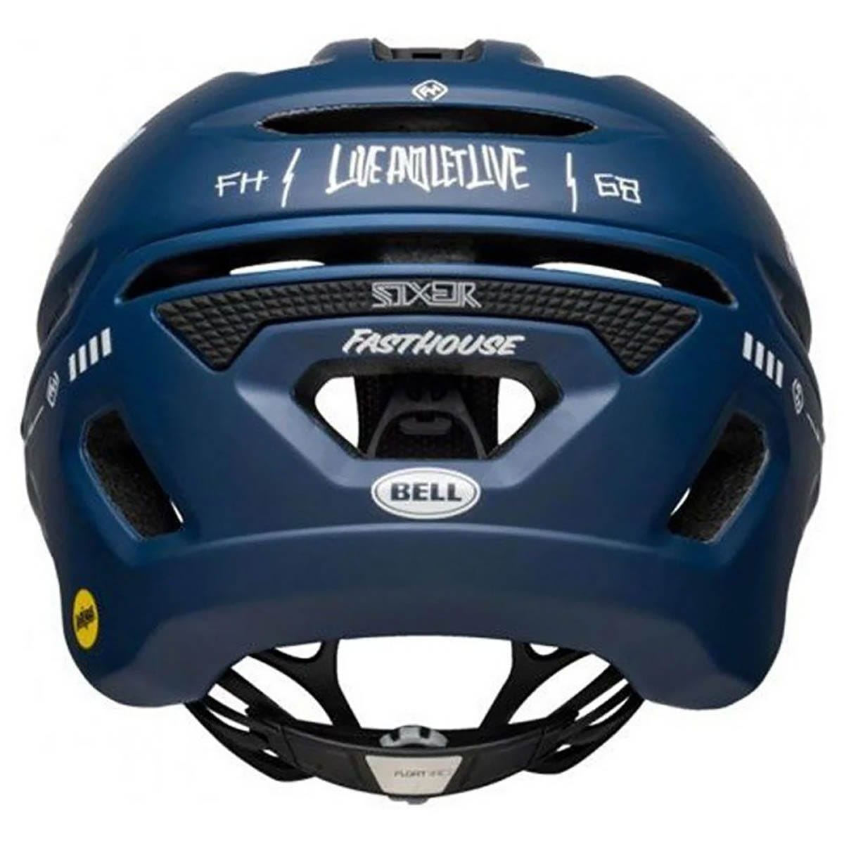 MTB-Helm BELL SIXER MIPS FAST HOUSE Blau/Weiß