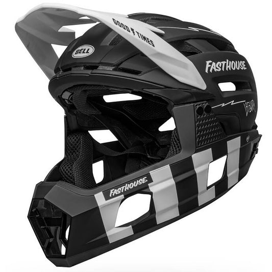 MTB-Helm BELL SUPER AIR R MIPS FAST HOUSE Schwarz/Weiß