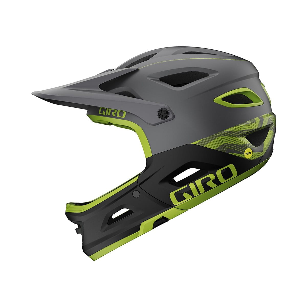 MTB-Helm GIRO SWITCHBLADE MIPS Grau/Gelb