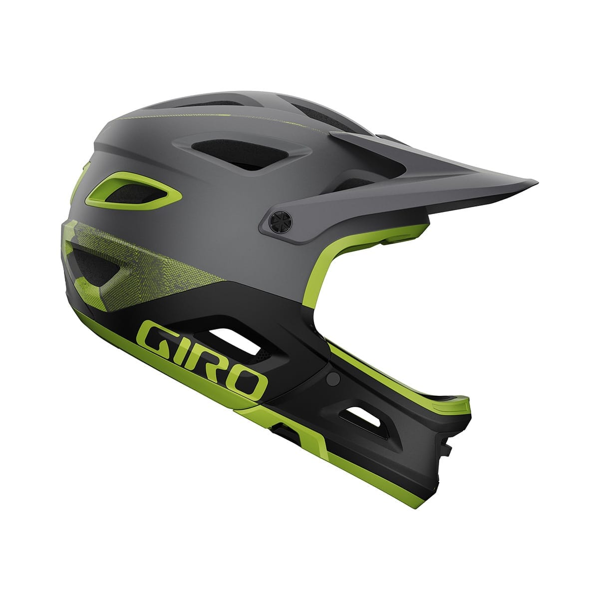 MTB-Helm GIRO SWITCHBLADE MIPS Grau/Gelb