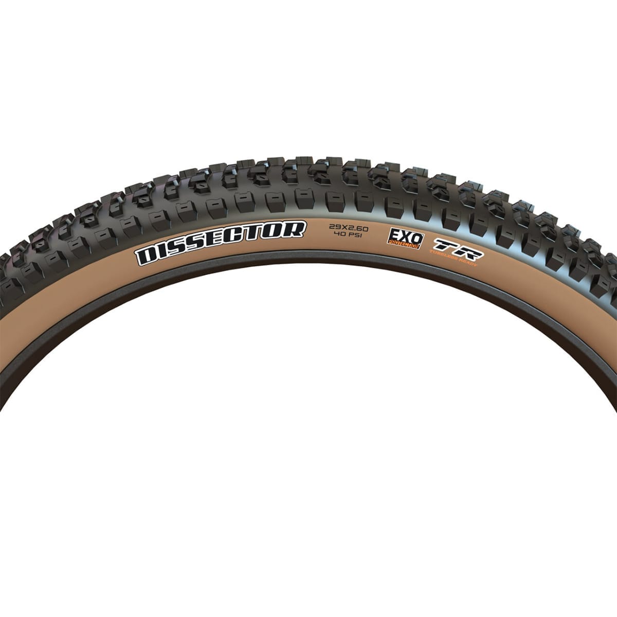 MAXXIS DISSECTOR Reifen 29x2.60 WT Exo Tubeless Ready Faltbar Tanwall