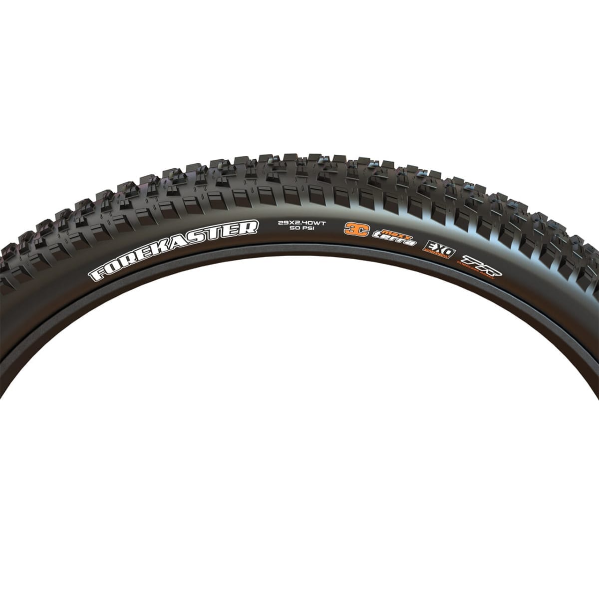 Reifen MAXXIS FOREKASTER 29x2.60 Exo+ 3C MaxxTerra Tubeless Ready Faltbar Schwarz