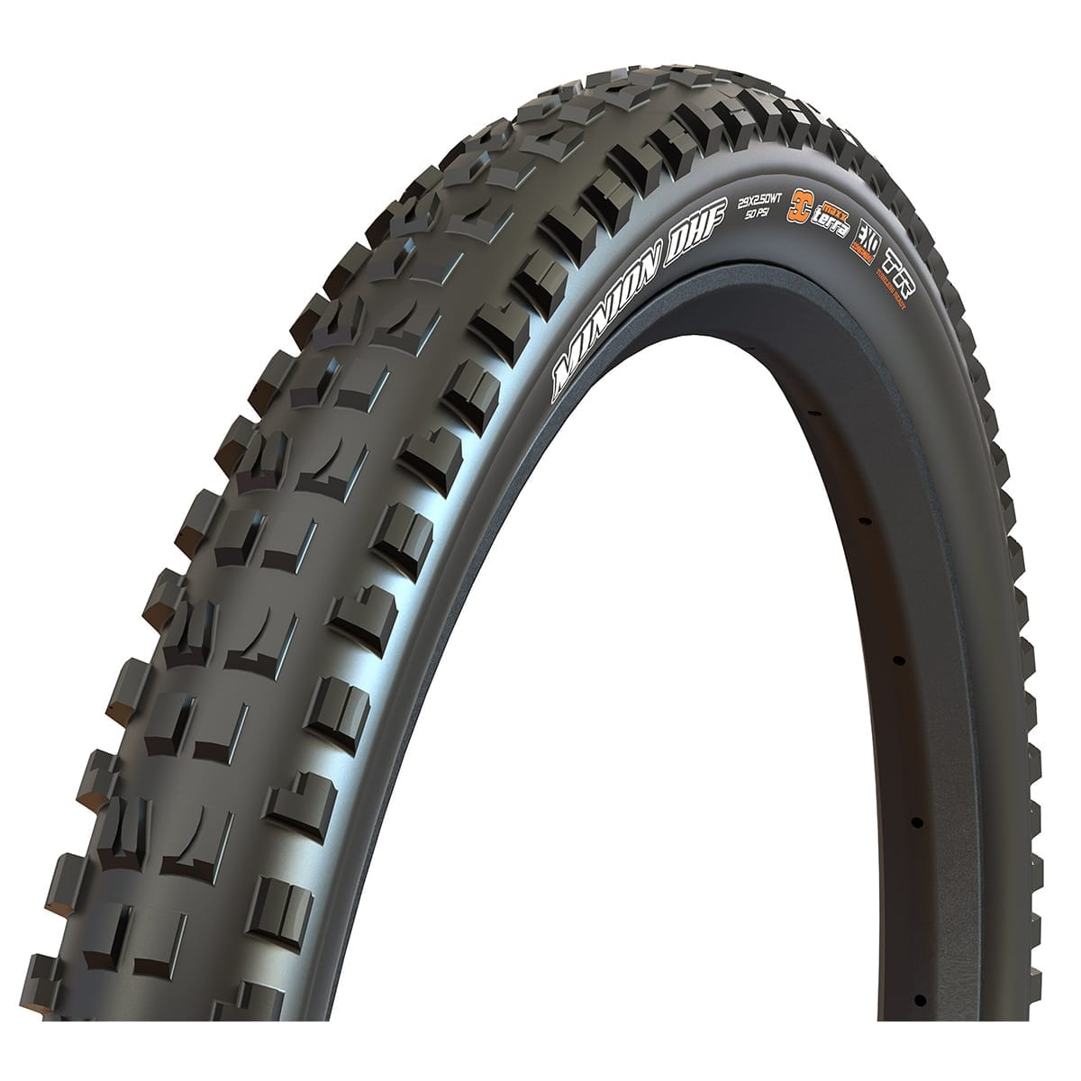 Reifen MAXXIS MINION DHF 29x2.50 WT DH E50 3C MaxxGrip Tubeless Ready Faltkern Schwarz