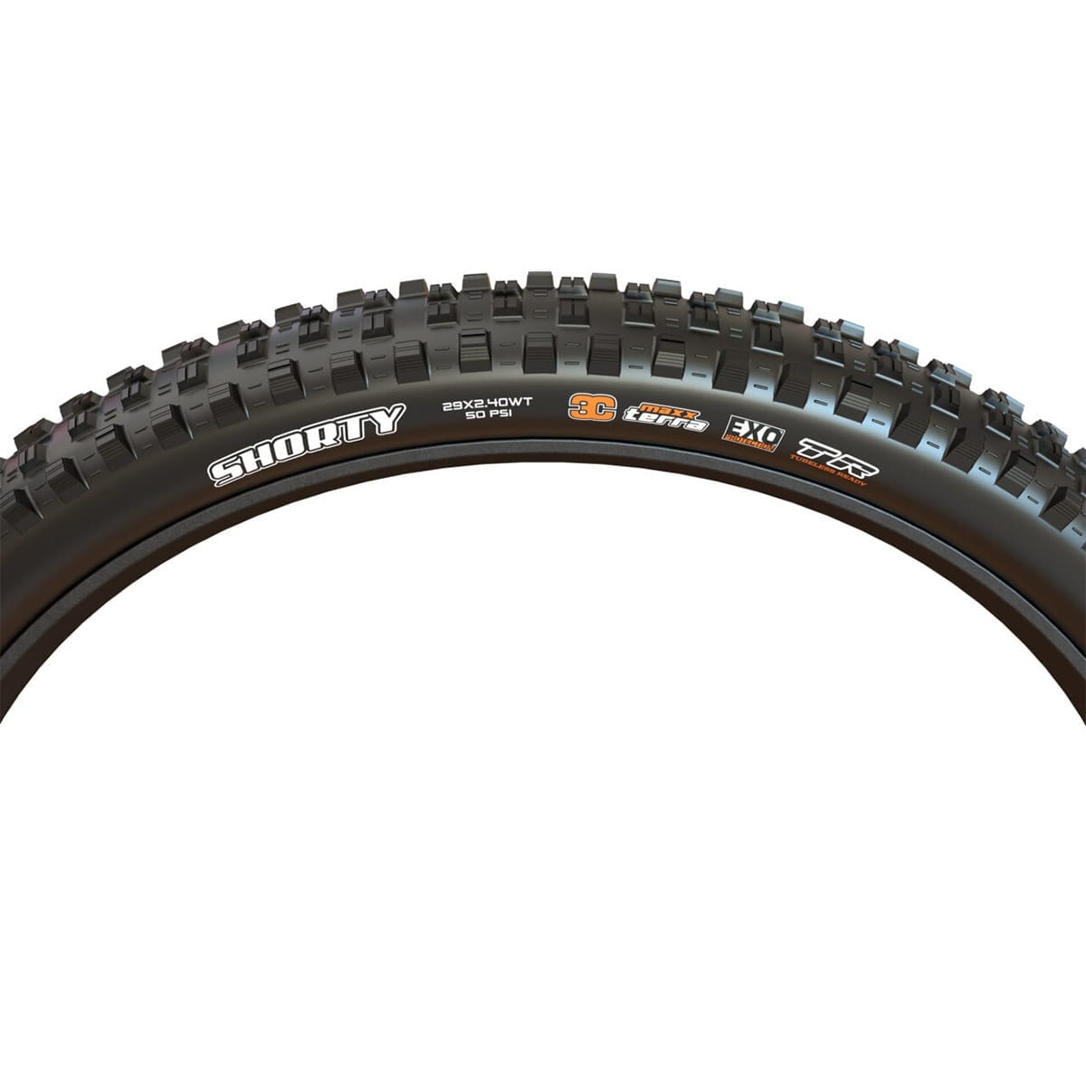 Reifen MAXXIS SHORTY 29x2.40 WT DH 3C MaxxGrip Tubeless Ready Faltbar Schwarz