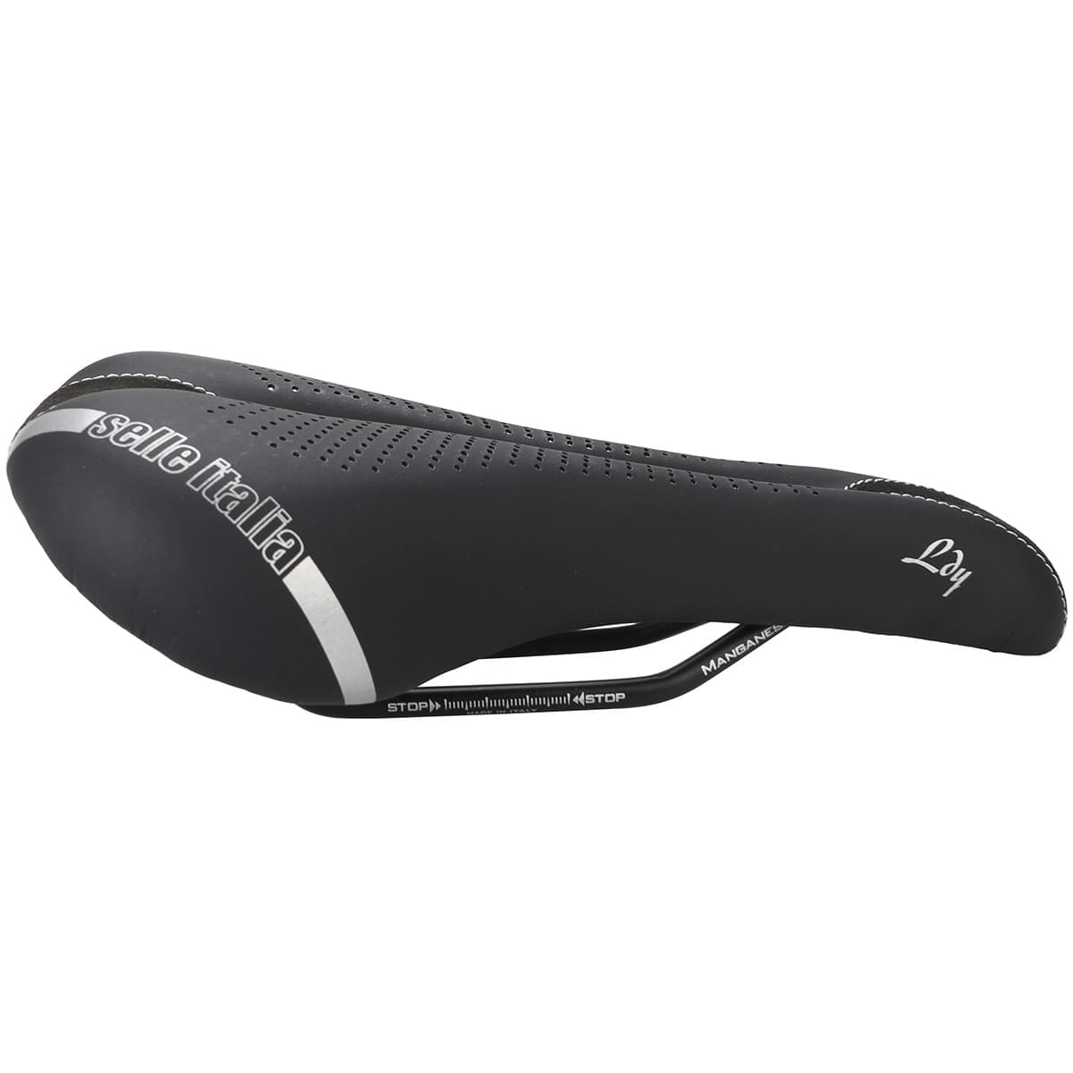 Damensattel ITALIA LADY GEL FLOW L Damen Mangan-Schienen