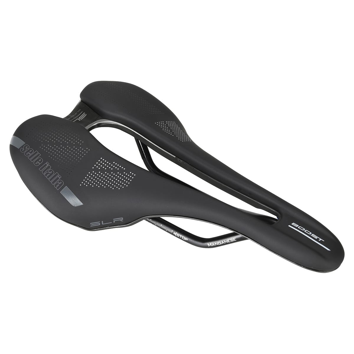 Sattel ITALIA SLR BOOST SUPERFLOW L Mangan-Schienen