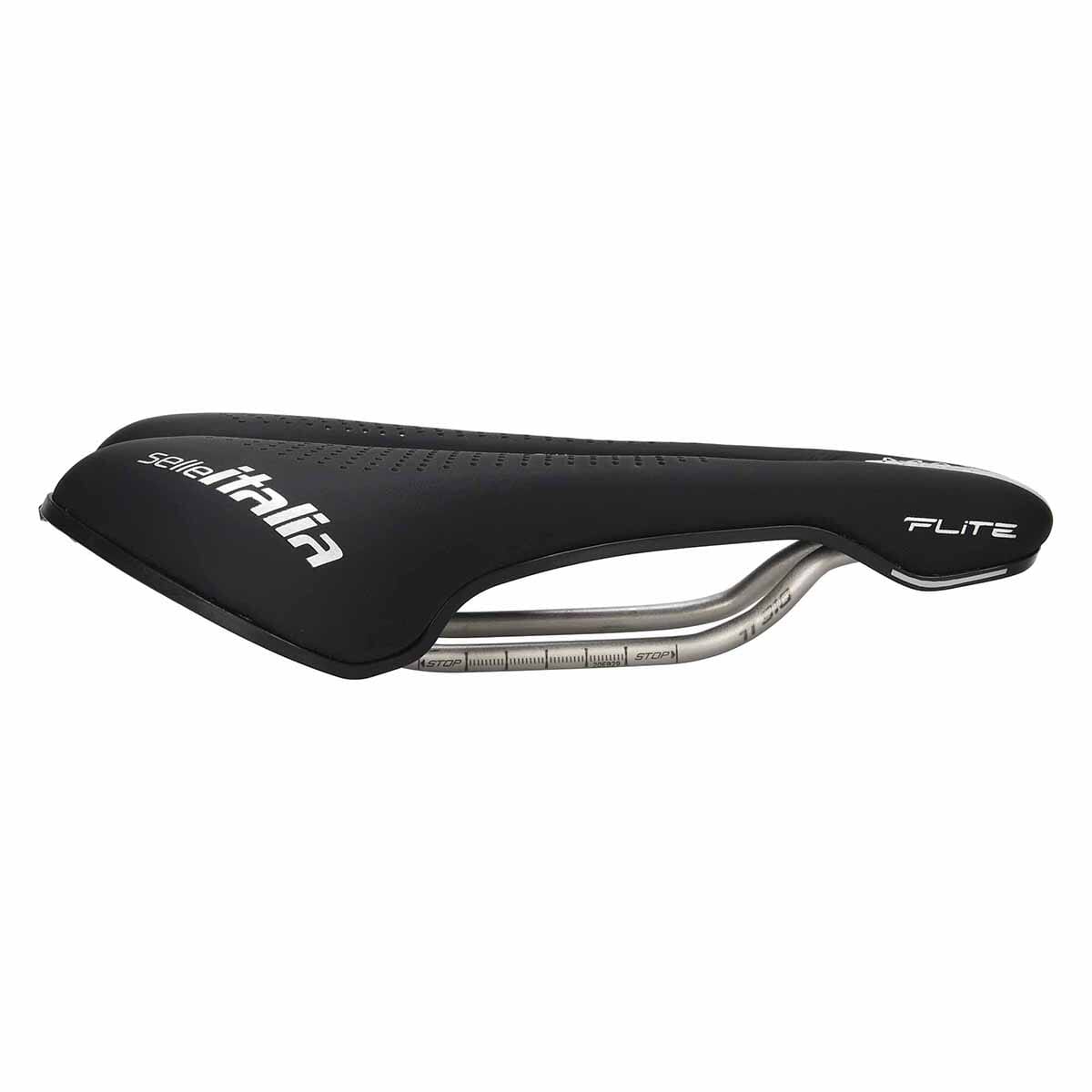 Sattel SELLE ITALIA MAX FLITE BOOST GEL TI316 SUPERFLOW Schienen TI316