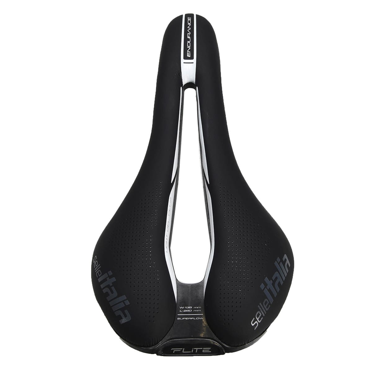Sattel ITALIA FLITE BOOST SUPERFLOW ENDURANCE S Schienen Ti 316