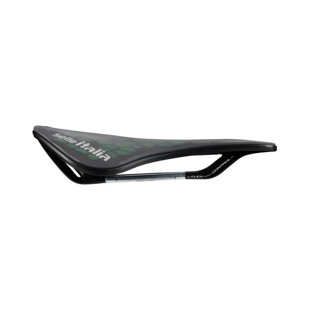 Sattel SELLE ITALIA MODEL X GREEN SUPERFLOW LEAF L Schienen Fec Grün/Schwarz