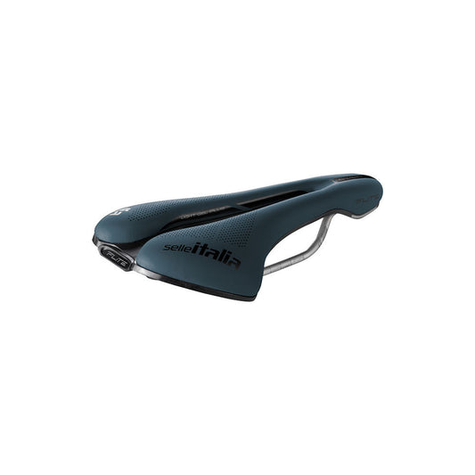 Sattel SELLE ITALIA FLITE BOOST GRAVEL SUPERFLOW L Rails TI316 Blau
