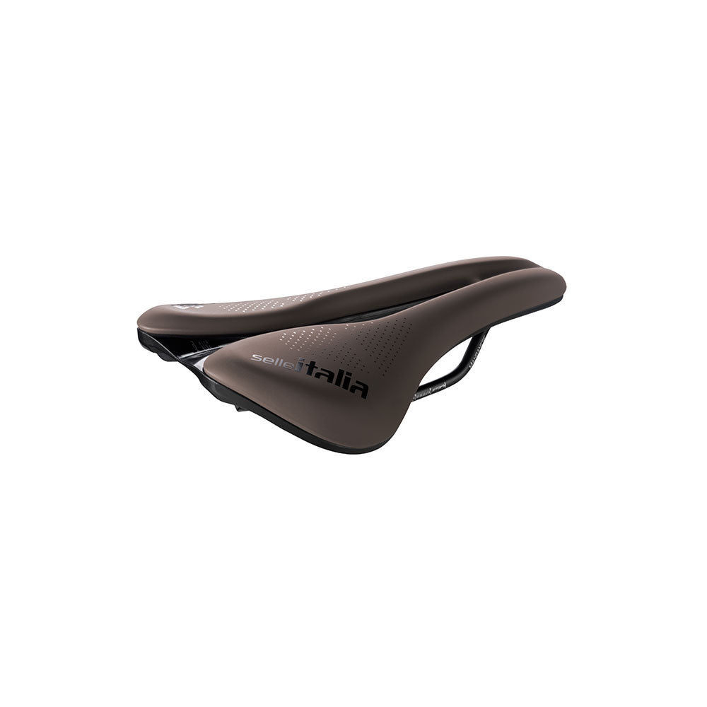 Sattel SELLE ITALIA NOVUS BOOST EVO GRAVEL SUPERFLOW TM L Rails Mangan Braun