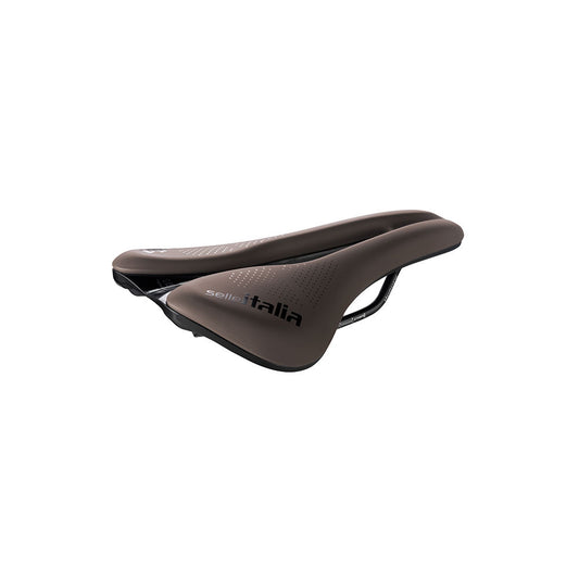 Sattel SELLE ITALIA NOVUS BOOST EVO GRAVEL SUPERFLOW TM L Rails Mangan Braun