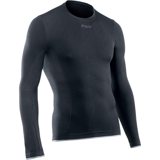 Technisches Unterhemd NORTHWAVE SURFACE Lange Ärmel Schwarz