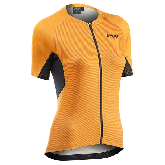 Trikot NORTHWAVE FORCE EVO Damen Kurzarm Orange
