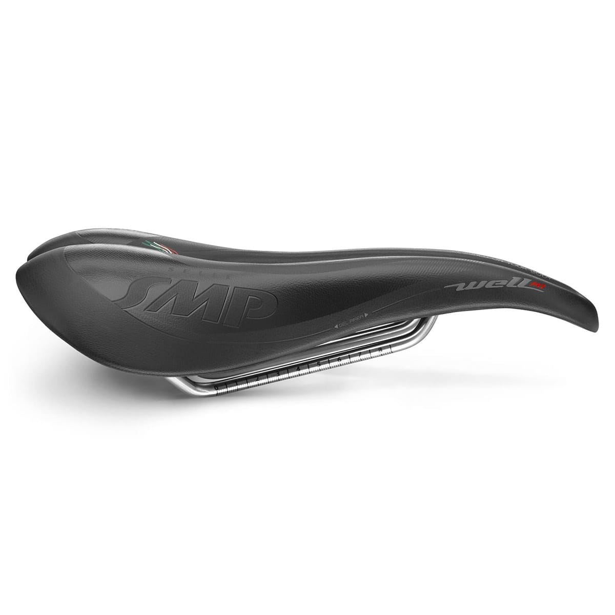 Selle SMP WELL M1 GEL Breite 163mm Stahlschienen
