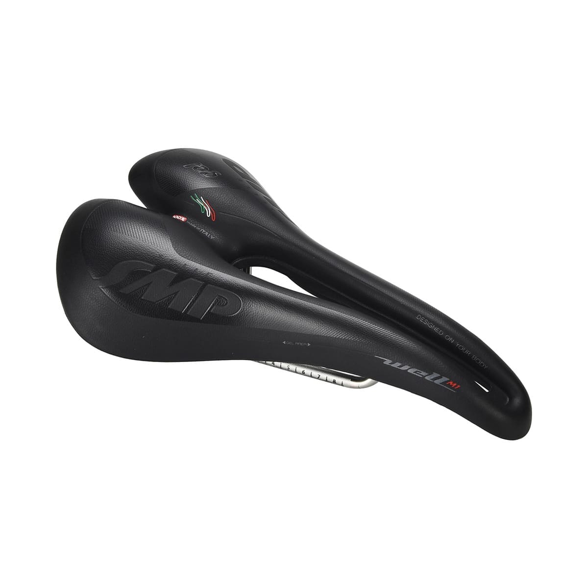 Selle SMP WELL M1 GEL Breite 163mm Stahlschienen