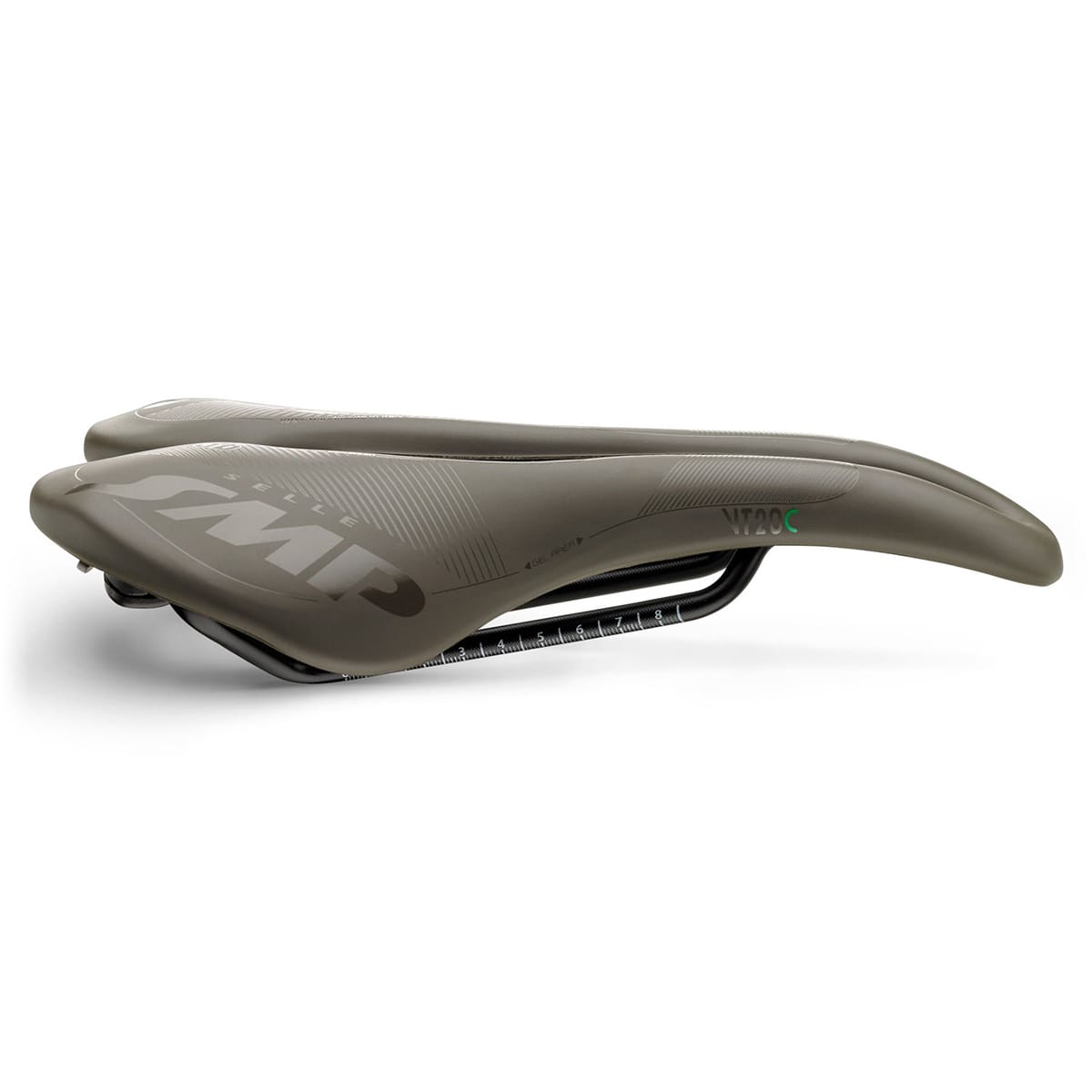 Sattel SMP VT20C GEL Breite 144 mm Carbon-Streben Braun