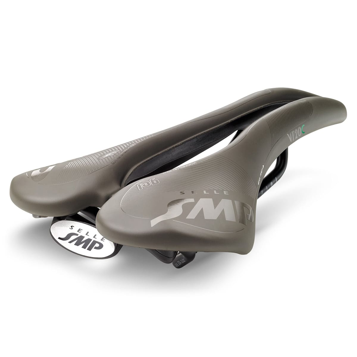 Sattel SMP VT20C GEL Breite 144 mm Carbon-Streben Braun