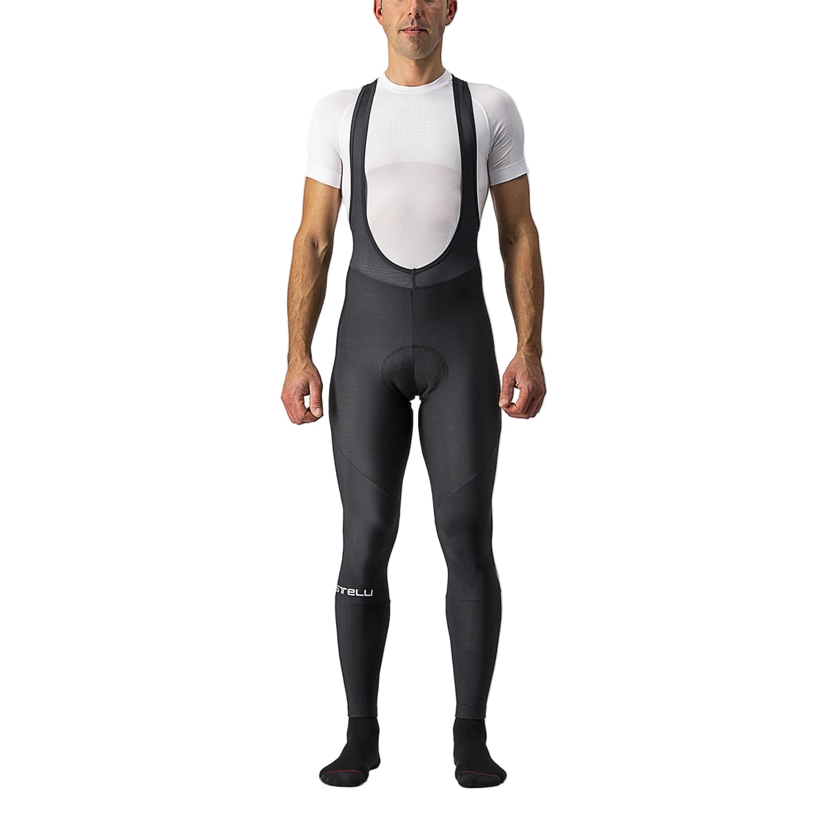 Lange Trägerhose CASTELLI ENTRATA Schwarz