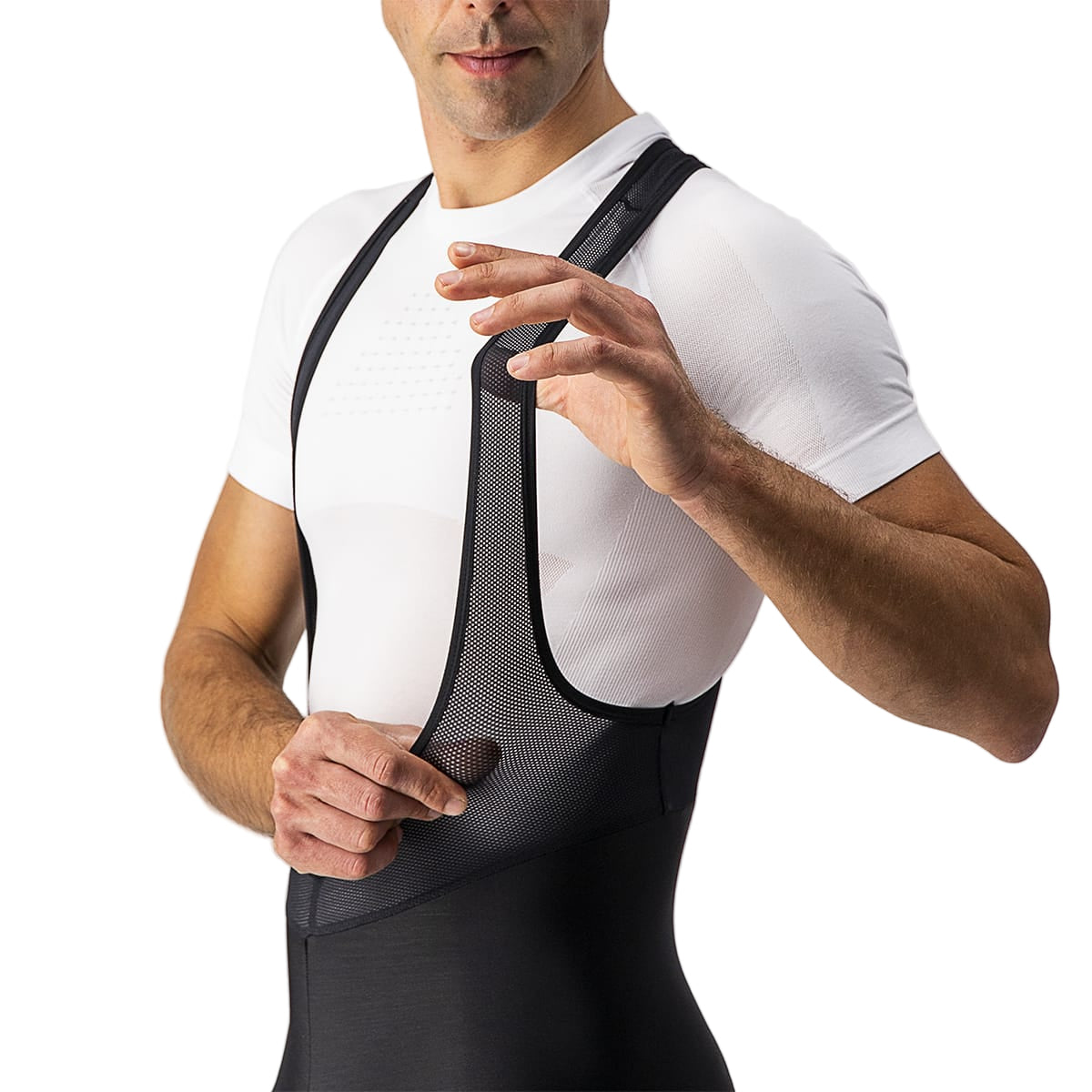Lange Trägerhose CASTELLI ENTRATA Schwarz