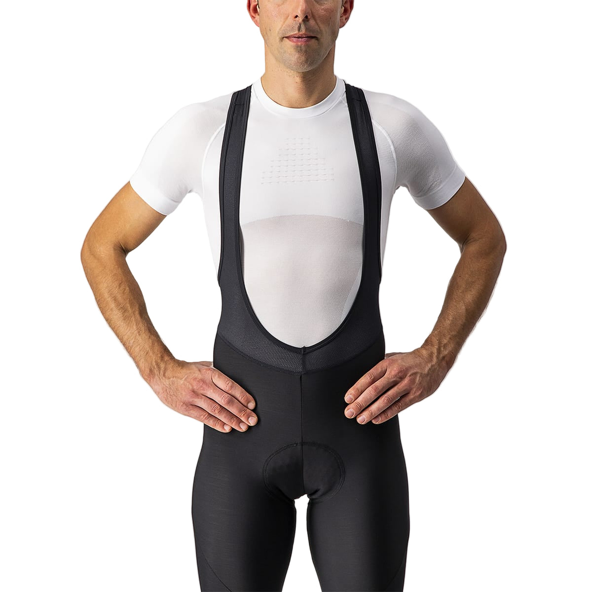 Lange Trägerhose CASTELLI ENTRATA Schwarz