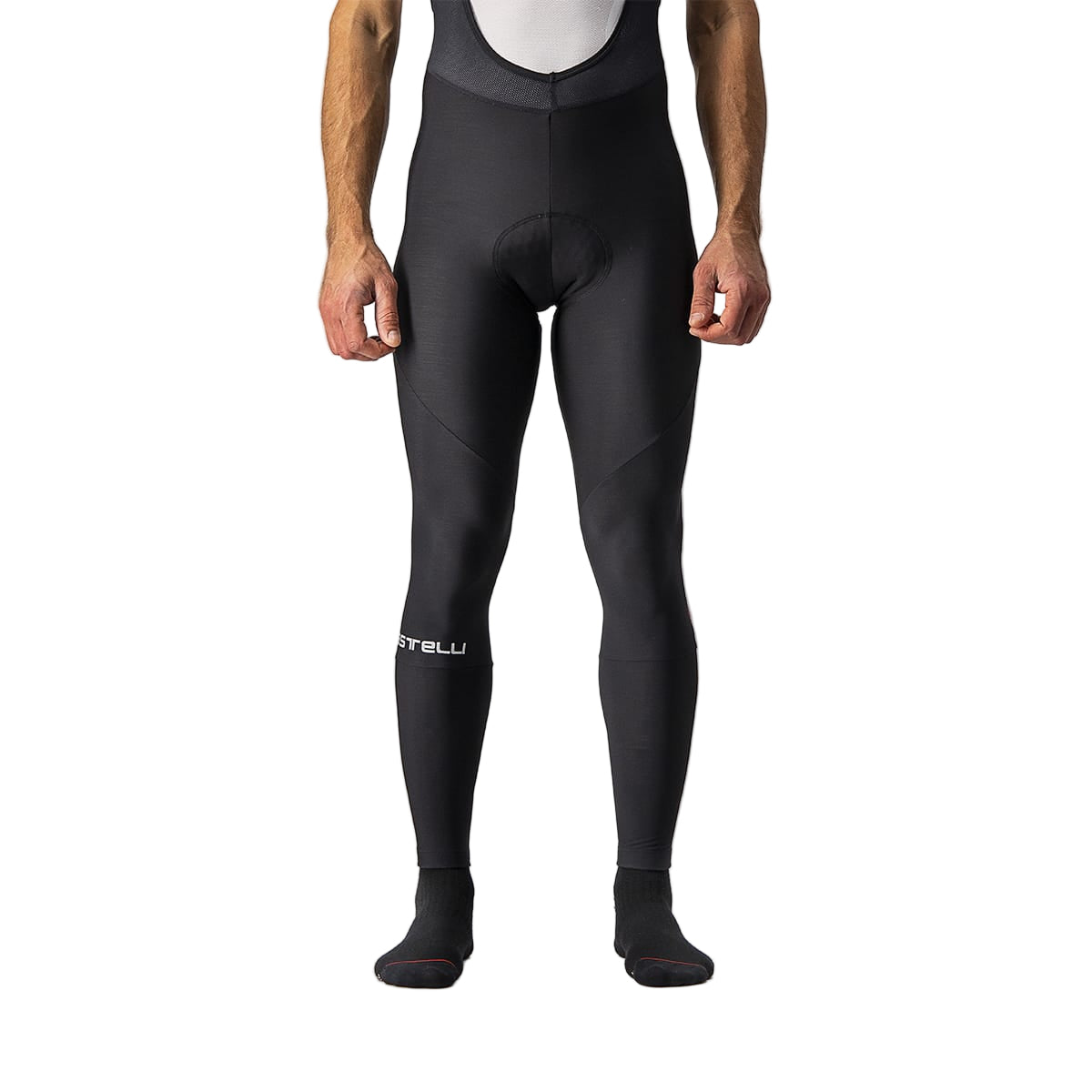 Lange Trägerhose CASTELLI ENTRATA Schwarz