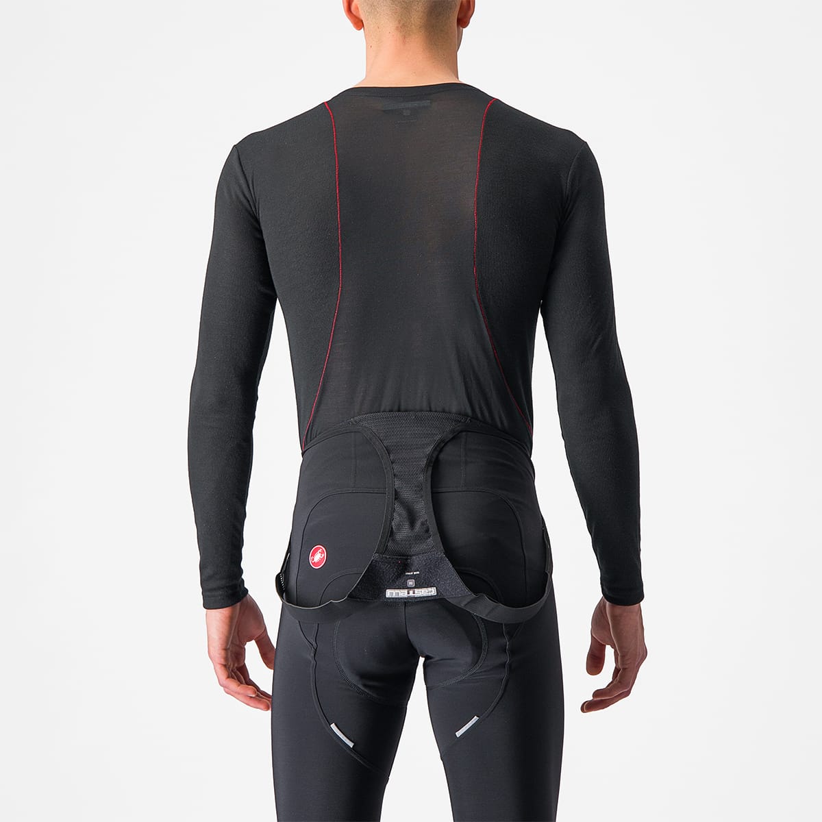 Unterhemd CASTELLI PROSECCO TECH Lange Ärmel Schwarz