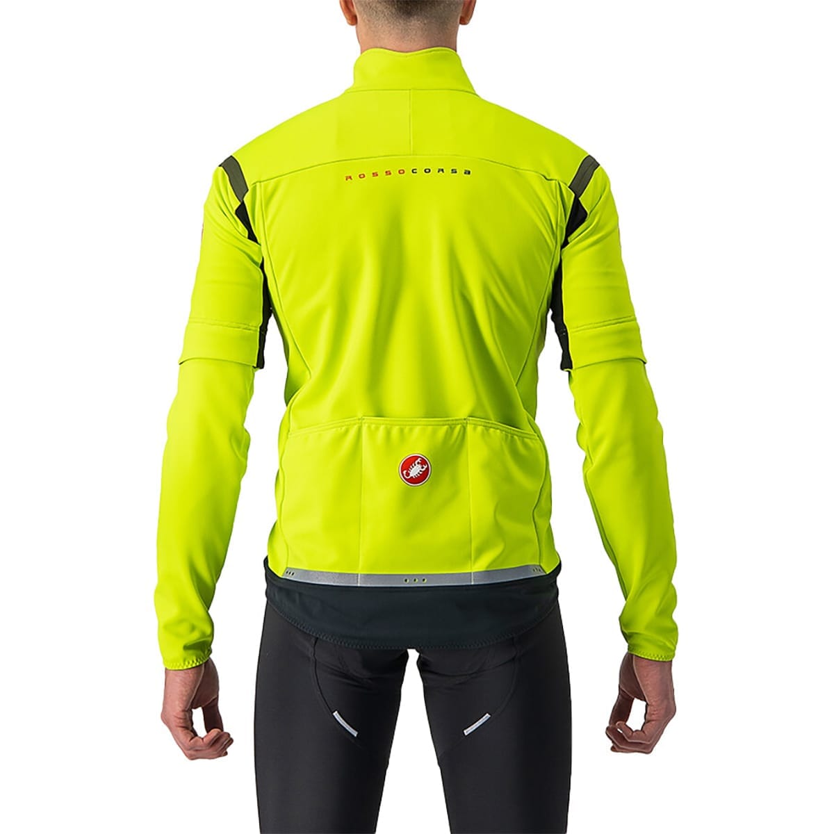 Jacke CASTELLI CONVERTIBLE PERFETTO ROS 2 Gelb/Grau