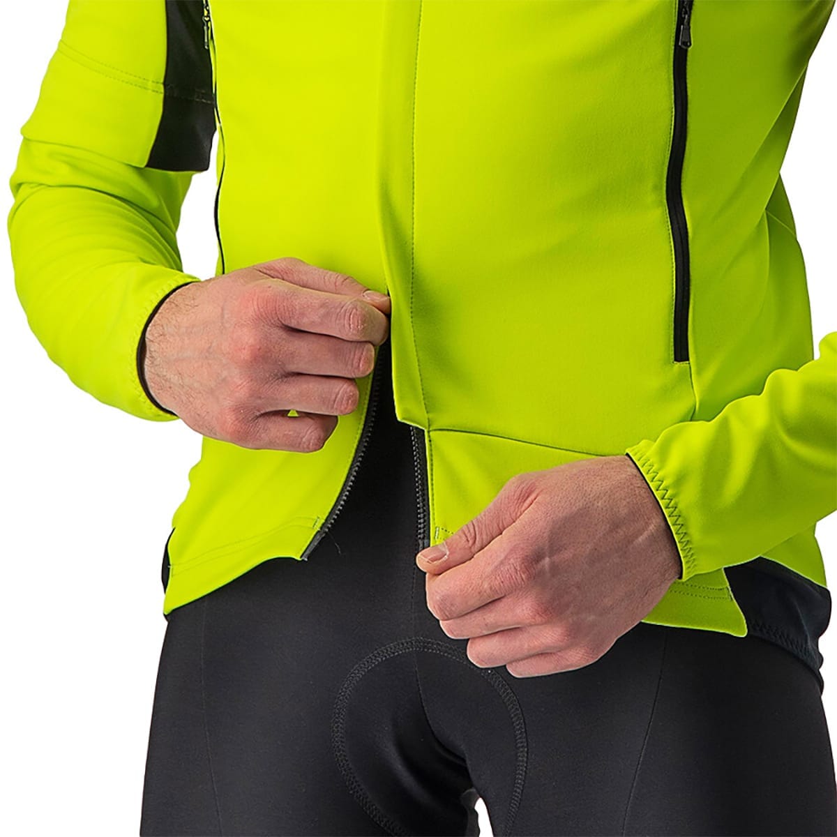 Jacke CASTELLI CONVERTIBLE PERFETTO ROS 2 Gelb/Grau
