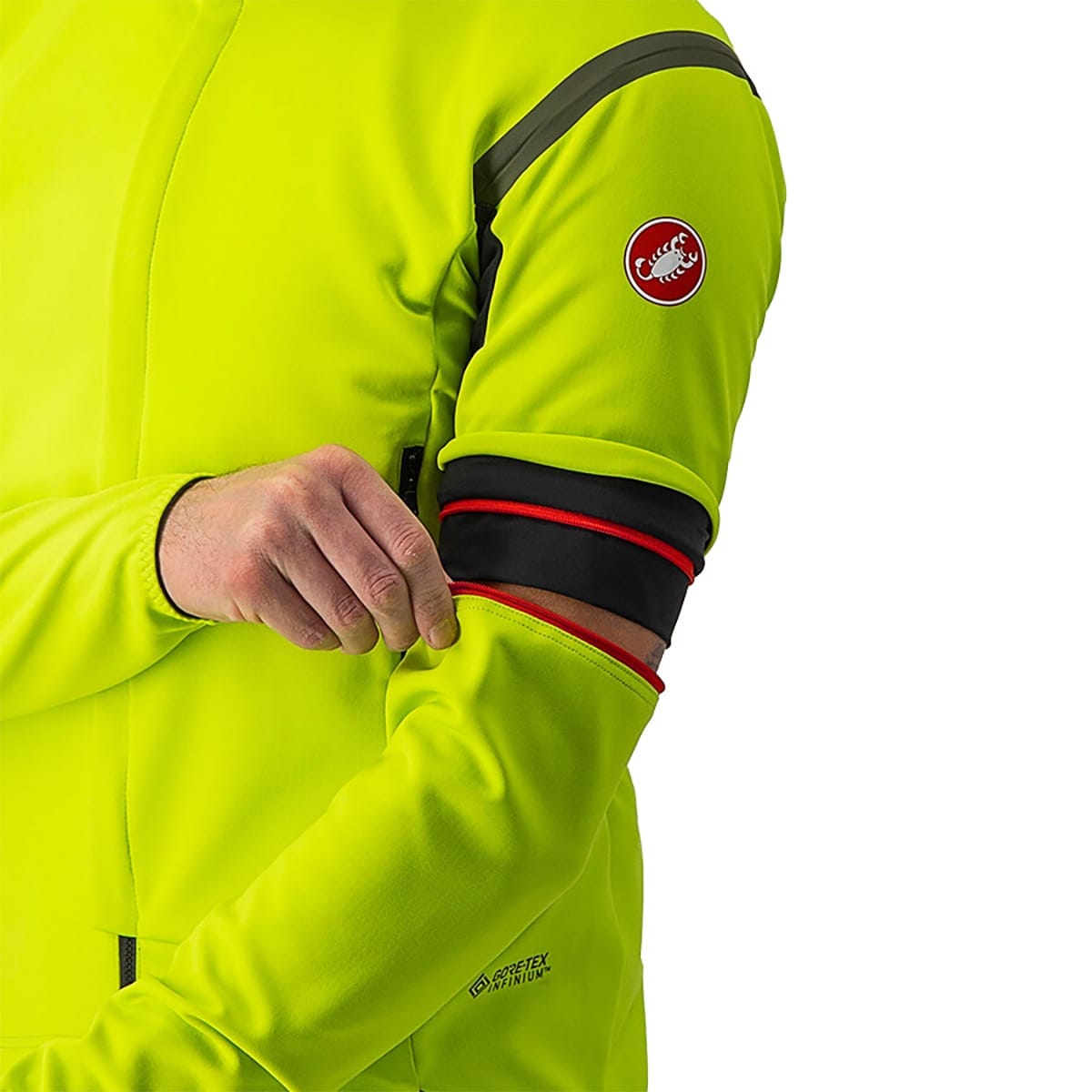 Jacke CASTELLI CONVERTIBLE PERFETTO ROS 2 Gelb/Grau
