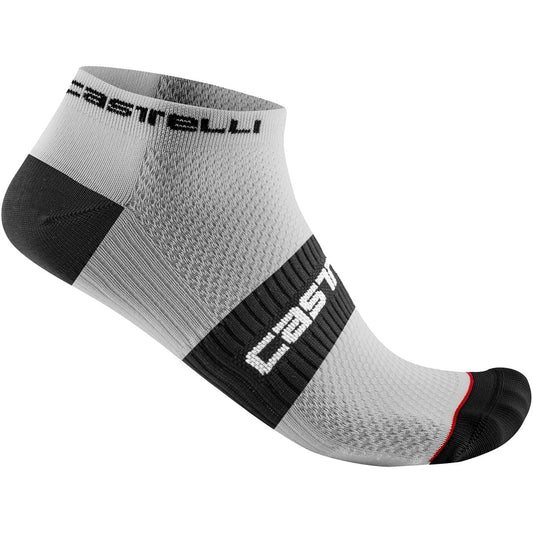 Socken CASTELLI LOWBOY 2 Weiß/Schwarz 