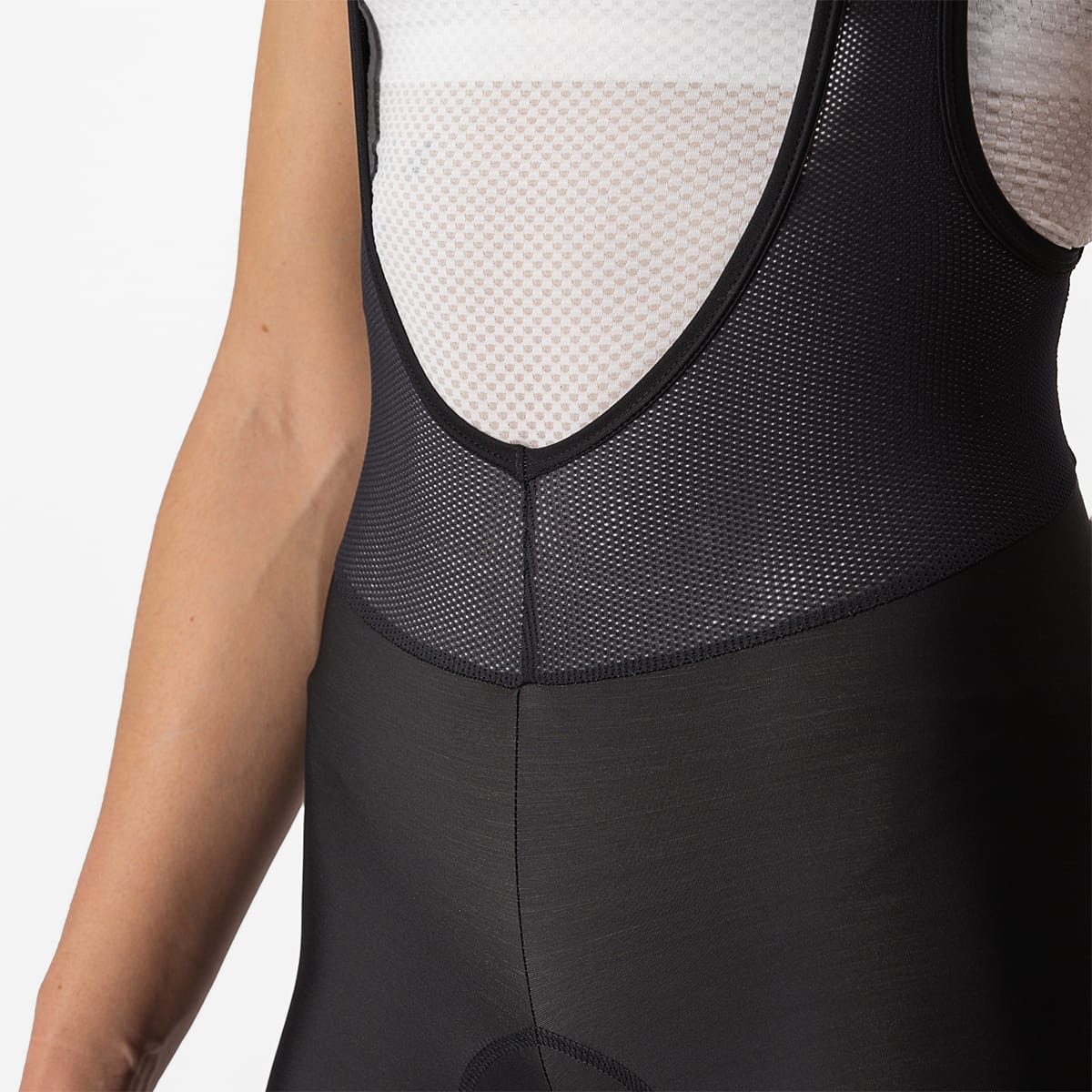 Lange Trägerhose CASTELLI ENTRATA Damen Schwarz