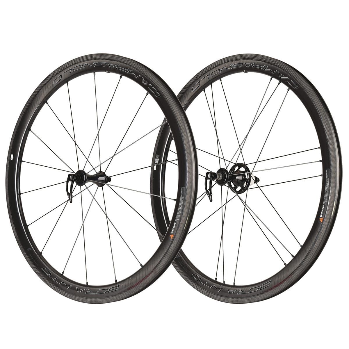 Laufradsatz CAMPAGNOLO BORA WTO 45 DARK LABEL Bereifung