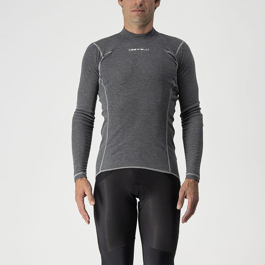 Unterhemd CASTELLI FLANDERS WARM Langarm Grau