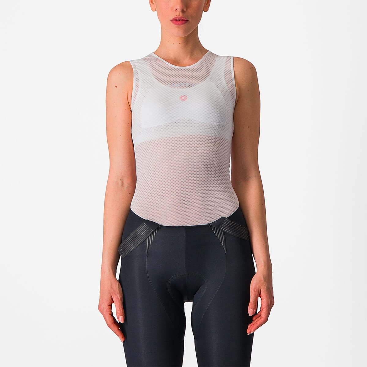 Technisches Unterhemd CASTELLI PRO MESH Damen Ärmellos Weiß